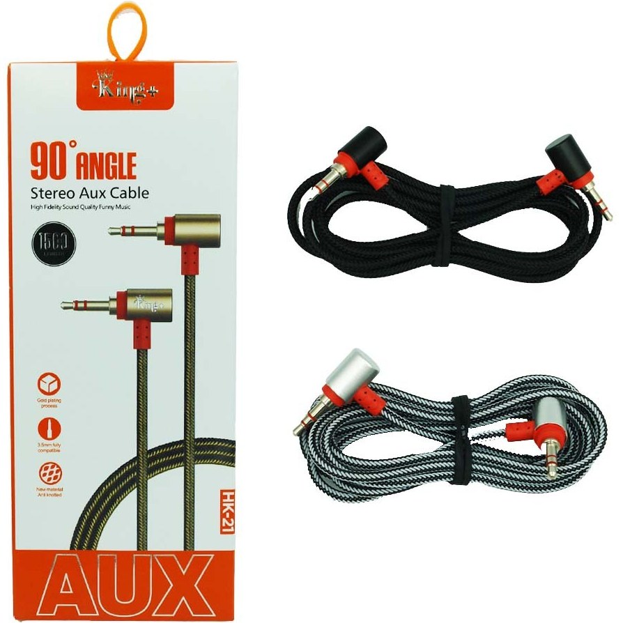 کابل AUX اورجینال King Plus مدل HK-21